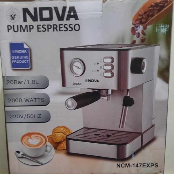 اسپرسوساز ندوا مدل 147 تمام استیل 20 بار