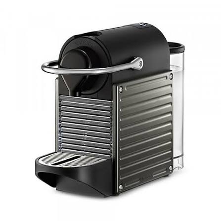 دستگاه اسپرسوساز نسپرسو مدل Pixie Titanium C61، رنگ تیتانیوم